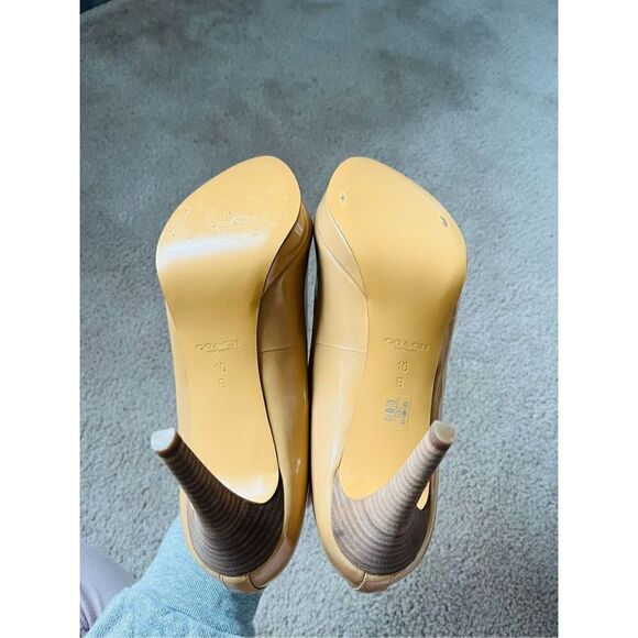 Coach Nude Pumps sz 10 - Picture 10 of 14